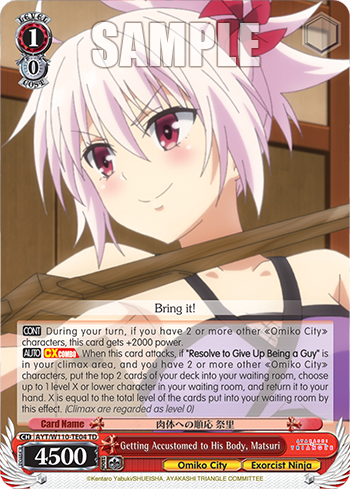 Getting Accustomed to His Body, Matsuri