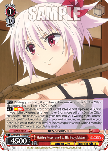Getting Accustomed to His Body, Matsuri