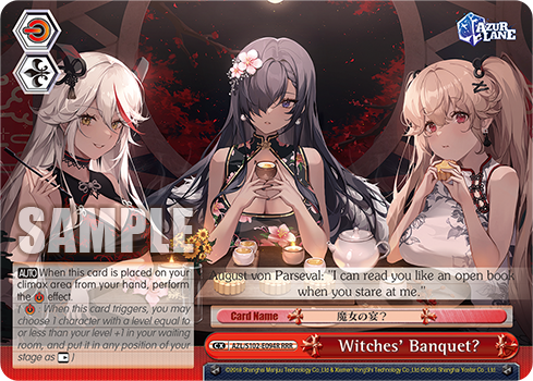 Witches' Banquet? AZL/S102-E094R