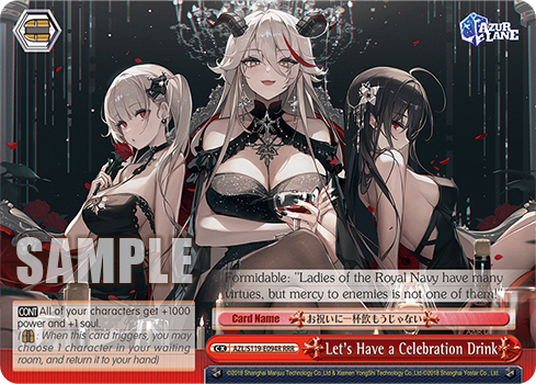 Let's Have a Celebration Drink AZL/S119-E094R