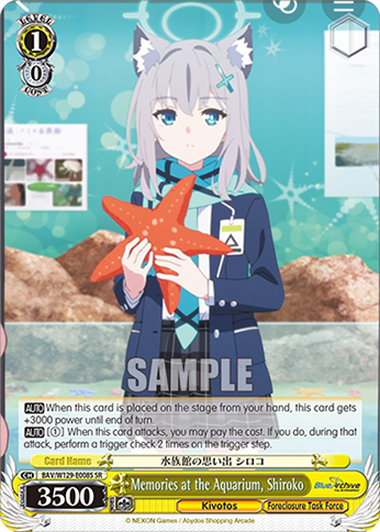 Memories at the Aquarium, Shiroko BAV/W129-E008S