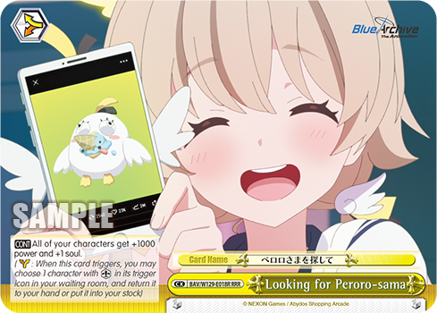 Looking for Peroro-sama BAV/W129-E018R