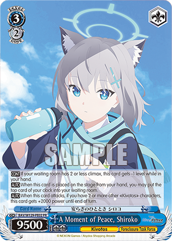 A Moment of Peace, Shiroko