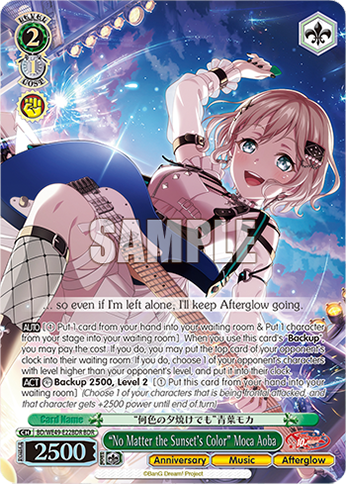 “No Matter the Sunset's Color” Moca Aoba BD/WE49-E22BDR