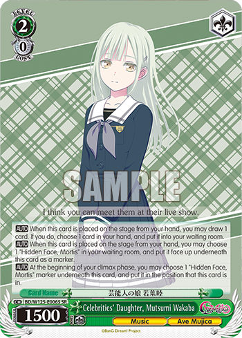 Celebrities' Daughter, Mutsumi Wakaba