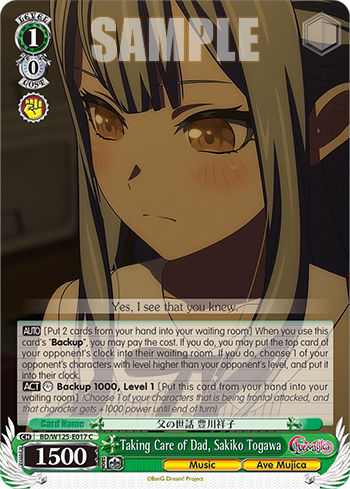 Taking Care of Dad, Sakiko Togawa