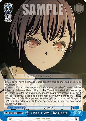 Cries From The Heart BD/W125-E096
