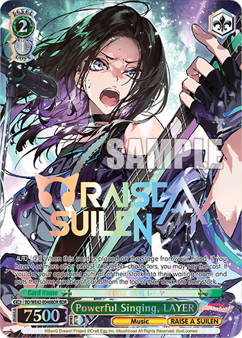 Powerful Singing, LAYER BD/WE42-E046BDR