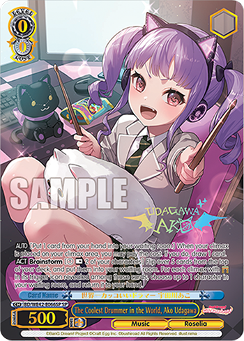 The Coolest Drummer in the World, Ako Udagawa BD/WE42-E066SP