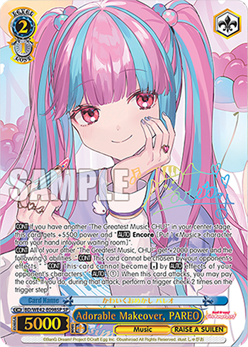 Adorable Makeover, PAREO BD/WE42-E098SP