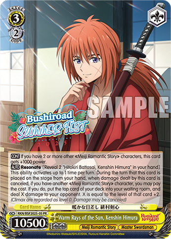 Warm Rays of the Sun, Kenshin Himura