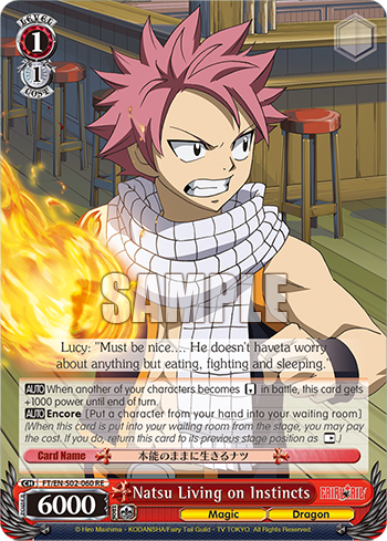 Natsu Living on Instincts