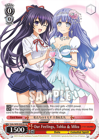 Our Feelings, Tohka & Miku