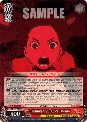 Turning the Tables, Momo DDD/S118-E049