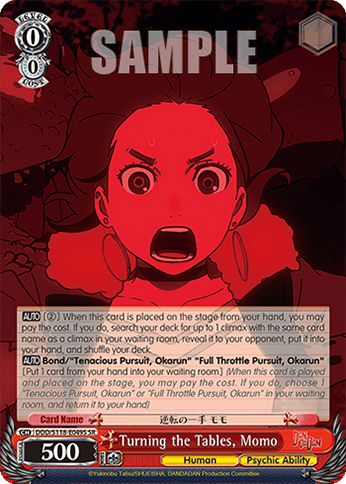 Turning the Tables, Momo DDD/S118-E049S
