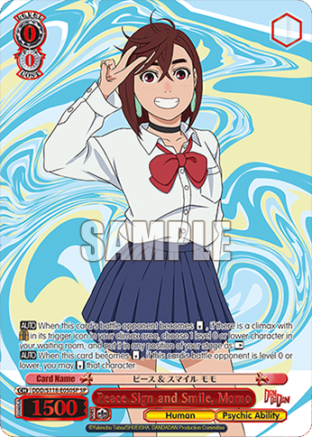 Peace Sign and Smile, Momo DDD/S118-E050SP