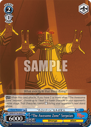 "The Awesome Zone" Serpoian DDD/S118-E097c
