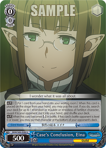 Case's Conclusion, Eina