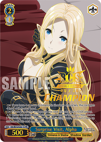 Surprise Visit, Alpha