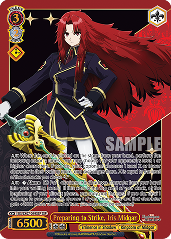 Preparing to Strike, Iris Midgar