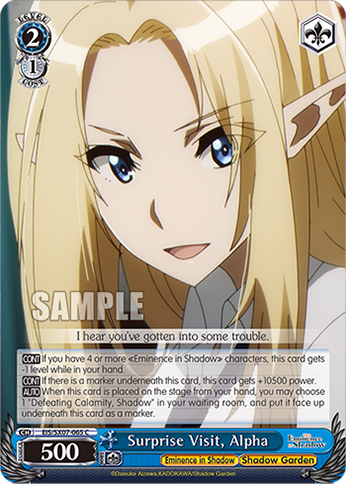 Surprise Visit, Alpha EIS/SX07-065