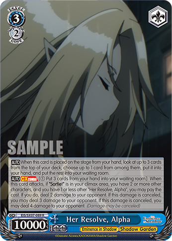 Her Resolve, Alpha EIS/SX07-089