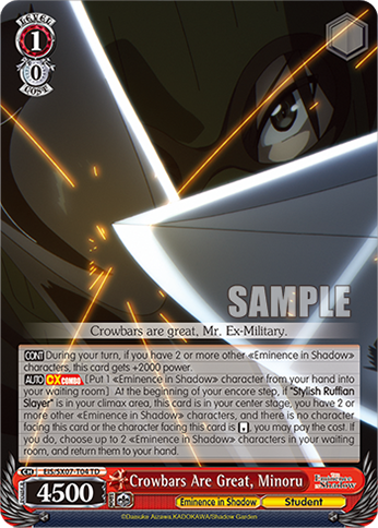 Crowbars Are Great, Minoru