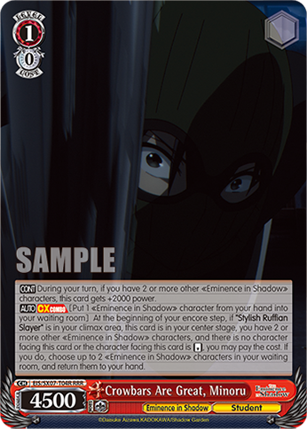 Crowbars Are Great, Minoru