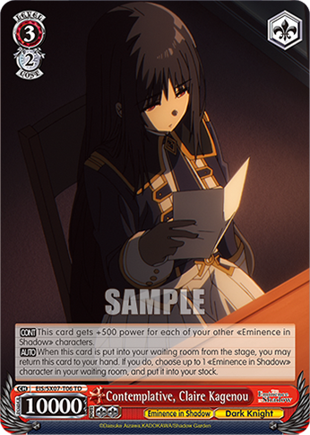 Contemplative, Claire Kagenou