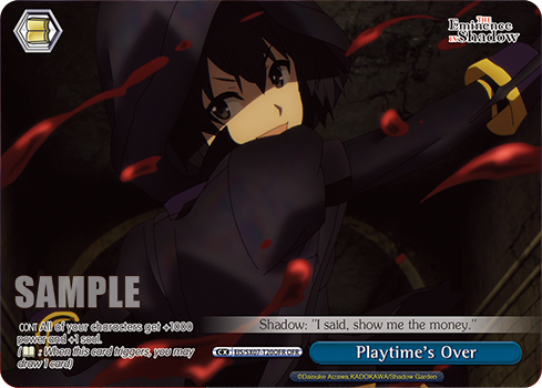 Playtime's Over