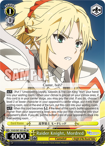 Raider Knight, Mordred