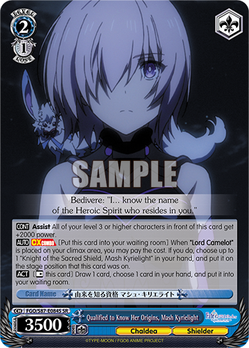 Qualified to Know Her Origins, Mash Kyrielight FGO/S87-E084S