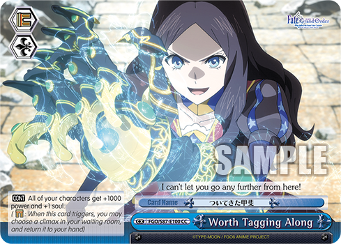 Worth Tagging Along FGO/S87-E100