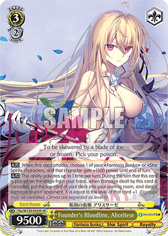 Founder's Bloodline, Aliceliese Fks/W120-E020S