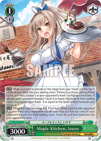 Maple Kitchen, Isuzu