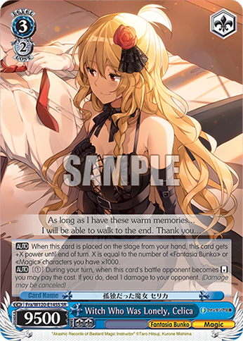 Witch Who Was Lonely, Celica Fra/W120-E145S