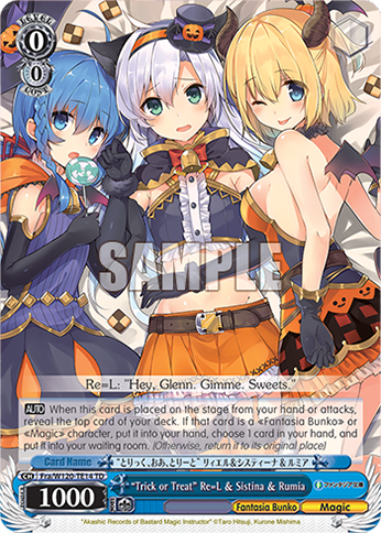 “Trick or Treat” Re=L & Sistina & Rumia