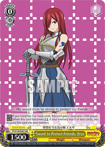 Sword to Protect Friends, Erza