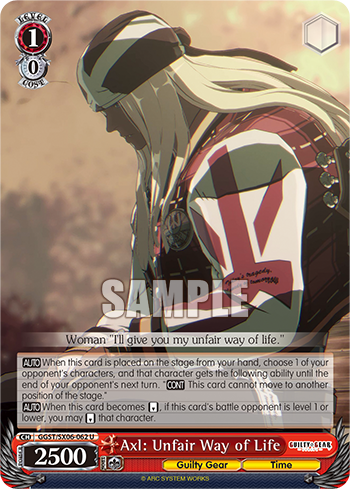 Axl: Unfair Way of Life