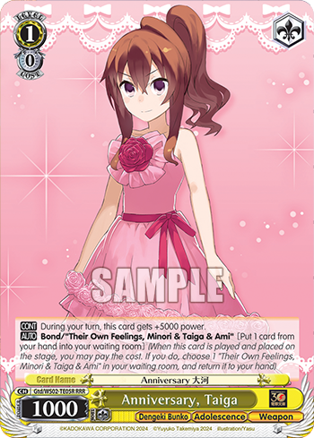 Anniversary, Taiga