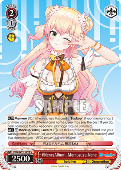 #NenesAlbum, Momosuzu Nene HOL/W91-E091