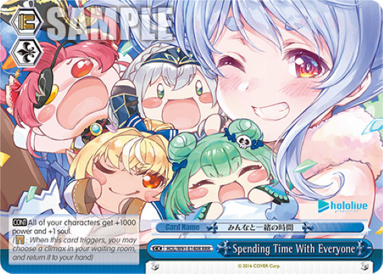 Spending Time With Everyone HOL/W91-E140R