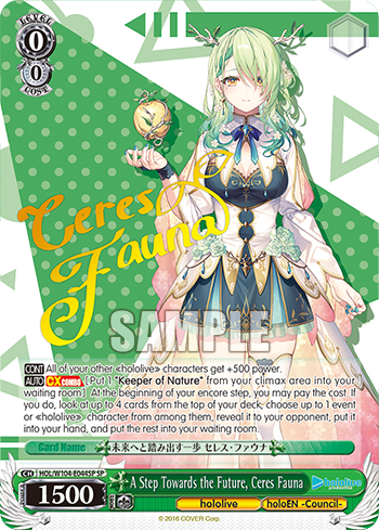 A Step Towards the Future, Ceres Fauna