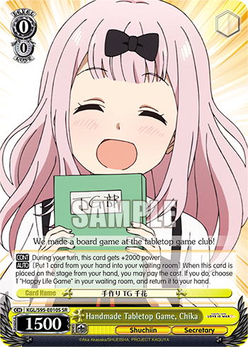 Handmade Tabletop Game, Chika