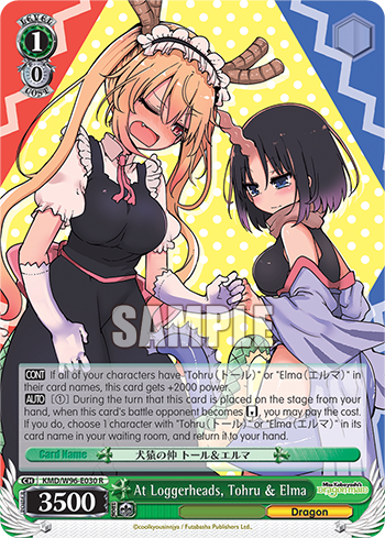 At Loggerheads, Tohru & Elma