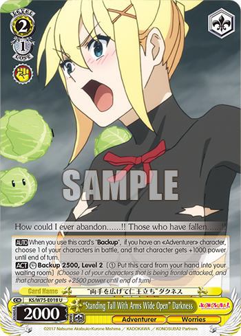 “Standing Tall With Arms Wide Open” Darkness