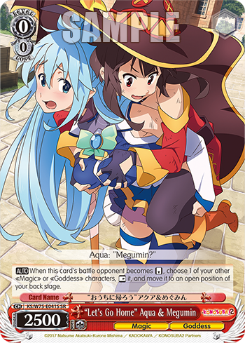 “Let's Go Home” Aqua & Megumin