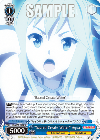 “Sacred Create Water” Aqua