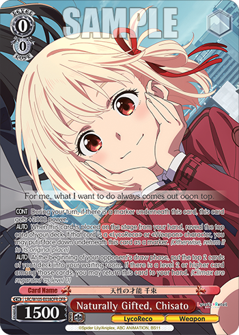 Naturally Gifted, Chisato