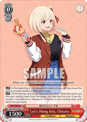 Lycoris Recoil | Cards | Weiß Schwarz